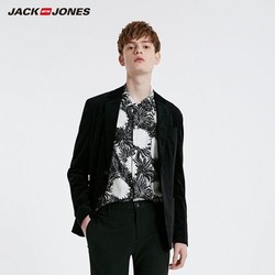 JackJones 杰克琼斯 219108501 男士开衩西服