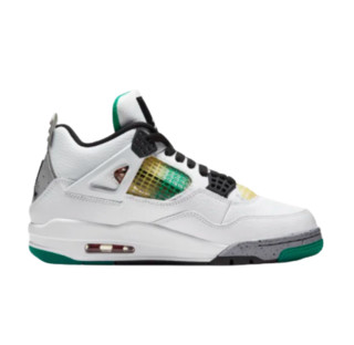 AIR JORDAN 正代系列 Air Jordan 4 男士篮球鞋 308497-033 白色/金属绿 42