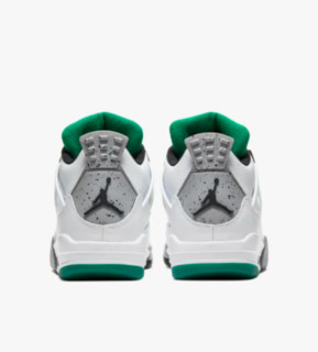 AIR JORDAN 正代系列 Air Jordan 4 男士篮球鞋 308497-033 白色/金属绿 42