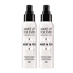 MAKE UP FOR EVER 玫珂菲 保湿定妆喷雾 125ml *2瓶装（赠无痕粉底R230 1ml+双用水粉霜R250 1ml）