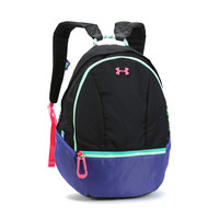 UNDER ARMOUR 安德玛 儿童双肩背包 1305313-001 黑色/紫色 18L