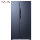 WAHIN 华凌 BCD-598WKPZH 598升 对开门双门冰箱 一级能效