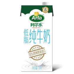 Arla 阿尔乐 低脂纯牛奶 1L*5盒+ 阿尔乐 全脂牛奶 200ml*24盒*2件 +凑单品