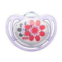 NUK 德国进口 婴儿舒适型硅胶防胀气安抚奶嘴 (无包装) 0-6个月
