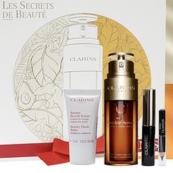 百亿补贴：CLARINS 娇韵诗 双萃赋活套装（双萃50ml 面霜15ml 睫毛刷3.5ml 眼线笔）