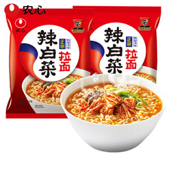 拉面泡面 农心辣白菜拉面120g 5包多少钱 什么值得买