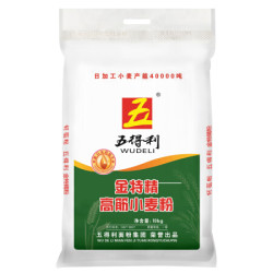 五得利金特精 高筋小麦粉 烘焙饺子粉 馒头烙饼面粉 多用途家庭粉10kg *2件