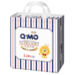 Q·MO 奇莫 皇家至柔纸尿裤 L24片 *2件