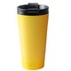 京东PLUS会员：simple|modern 双盖保温咖啡杯 黄色  480ml
