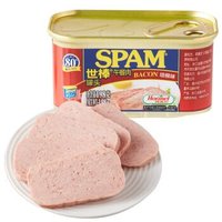 SPAM世棒 午餐肉罐头 培根口味 198g *12件