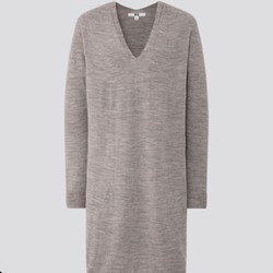 UNIQLO 优衣库 418625 女士纯羊毛连衣裙