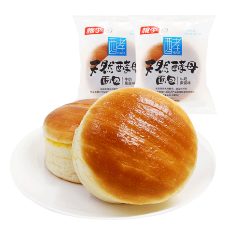桃李酵母面包早餐面包600g