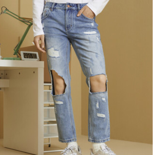 gxg.jeans JY105023E 破洞牛仔裤