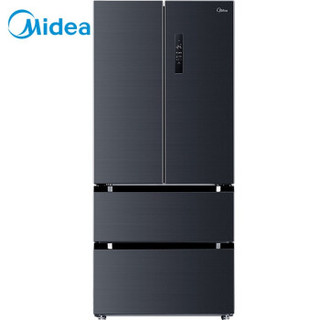 美的(Midea)518升 风冷无霜多门法式对开门冰箱微晶保鲜一级能效变频节能智能电子控温BCD-518WTPZM