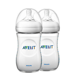 AVENT 新安怡 宽口径自然PP奶瓶 260ml 2个装 *2件 +凑单品