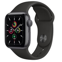Apple Watch SE 智能手表 GPS款 40毫米深空灰色铝金属表壳