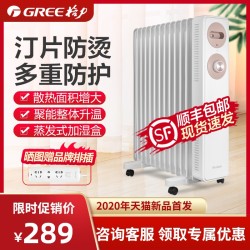 格力取暖器油汀家用电暖气片省电速热电暖器冬季取暖 NDY22-S6022