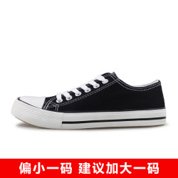 Double Star双星时尚休闲帆布鞋经典款运动风四季男女情侣鞋学生鞋低帮纯色学院风1901