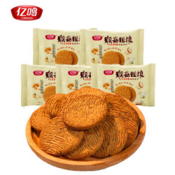 亿鸣 猴头菇粗粮燕麦饼干 1000g *2件
