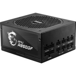 微星 MSI MPG A850GF 额定850W 全模组电脑电源(80PLUS金牌/支持RTX30系列显卡 /十年质保/全日系电容)