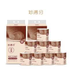 妙满分180克16卷有芯卷纸进口木浆加厚卫生纸家用实惠装 *5件
