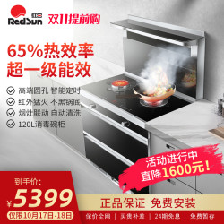 红日红外线集成灶一体灶家用十大品牌排名变频自动清洗智能一体机