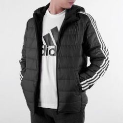 Adidas阿迪达斯NEO羽绒服男2020冬季新款运动休闲轻薄保暖外套GJ8784 GJ8784/黑色 170/88A/XS
