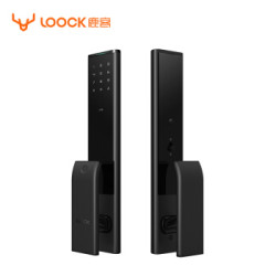 鹿客(LOOCK)P3 推拉款智能锁指纹锁密码锁电子锁全自动上锁黑色
