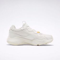 Reebok锐步男子TURBO IMPULSE复古白色休闲老爹鞋 FW5220_白色/湖绿色 40.5