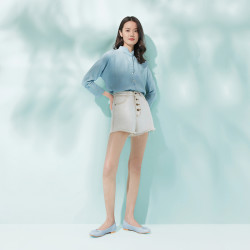 clarks其乐女鞋2020新款平底优雅芭蕾舞鞋奶奶鞋女