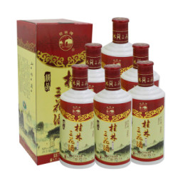 桂林三花酒 高度白酒 米香型 精品乳白瓶 52度 450ml*6瓶 整箱装 *2件