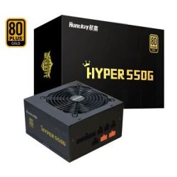 航嘉(Huntkey)金牌550W HYPER550G电脑电源(80PLUS金牌/全模组/全电压/支持RTX2060/电竞电源/单路42A)
