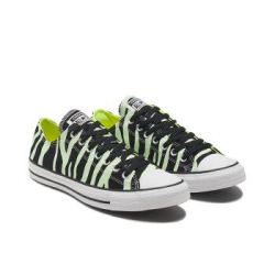 CONVERSE匡威官方 All Star 男女鞋条纹低帮时尚帆布鞋 169593C 黑色/169593C 40/7