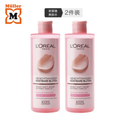 L'OREAL 欧莱雅欧版粉漾珍花爽肤水植物萃取舒缓补水孕妇可用 去除暗痕亮肤保湿400ml