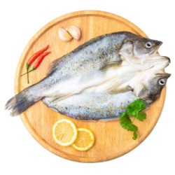 品珍鲜活 海鲈鱼(去鳞去鳃去内脏)净重400g*3包