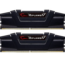 芝奇（G.SKILL）16GB(8Gx2)套装 DDR4 3200频率 台式机内存条 Ripjaws V系列/宾利黒