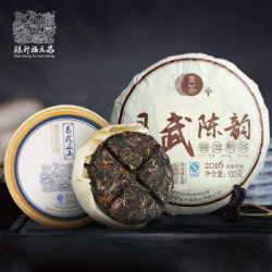 chensheng fuyuanchang 陈升福元昌 易武茶普洱茶生茶熟茶组合 156g