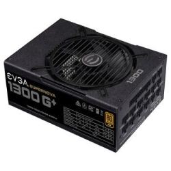 EVGA 额定1300W G+电源(80PLUS金牌/全模组/10年质保/FDB轴承风扇/全日系电容)