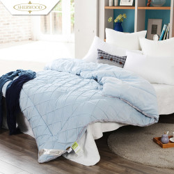 SHERWOOD/喜屋 加厚立体舒心冬被 蓝色 200*230cm(约8斤)