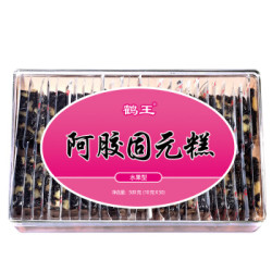 鹤王 水果口味阿胶固元糕500g *8件