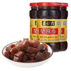 六必居 酱菜咸菜 香菜心290g*3瓶 酱腌咸菜下饭菜 莴笋芯 北京特产 *4件