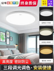 公牛led吸顶灯2020家用次卧现代简约房间卧室灯过道阳台超薄套装