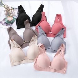 珍莉芬舒适透气亲肤承托聚陇柔感无痕无钢圈不压迫哺乳女士内衣