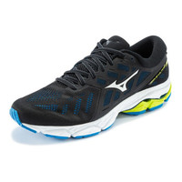 Mizuno美津浓男鞋运动鞋跑步鞋缓冲WAVE ULTIMA 11 J1GC1909 黑色/蓝色/黄色 39