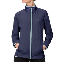 Jack Wolfskin 狼爪 城市户外系列 女士软壳衣 1306221-2036 深蓝紫