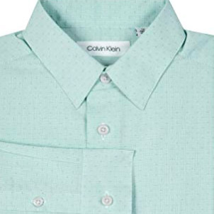 Calvin Klein 卡尔文·克莱 男童长袖衬衫 薄荷绿 US 10
