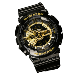 CASIO 卡西欧 GA-110GB-1A G-SHOCK 男士双显运动腕表