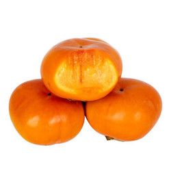 陕西脆甜柿子新鲜应季孕妇水果现摘硬巧克力黄皮柿子10斤批发包邮 三斤小果（尝鲜）