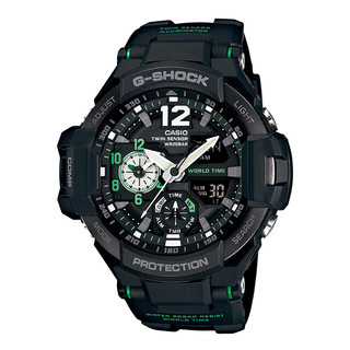 CASIO 卡西欧 G-SHOCK系列 52.1毫米石英腕表 GA-1100-1A3