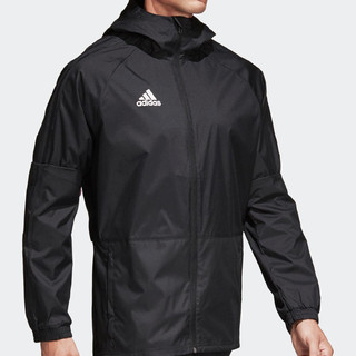 adidas 阿迪达斯 CON18 RAIN JKT 男士速干衣 BQ6528 黑色 XS